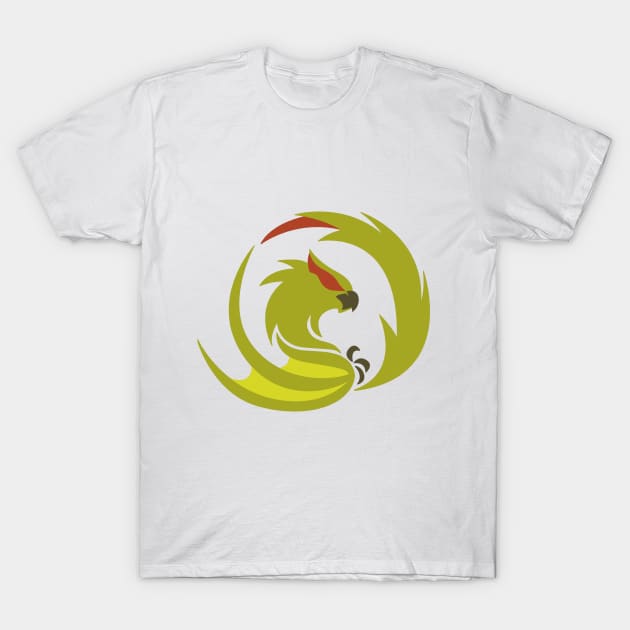 Lurking Predator - Green Nargacuga T-Shirt by kinokashi